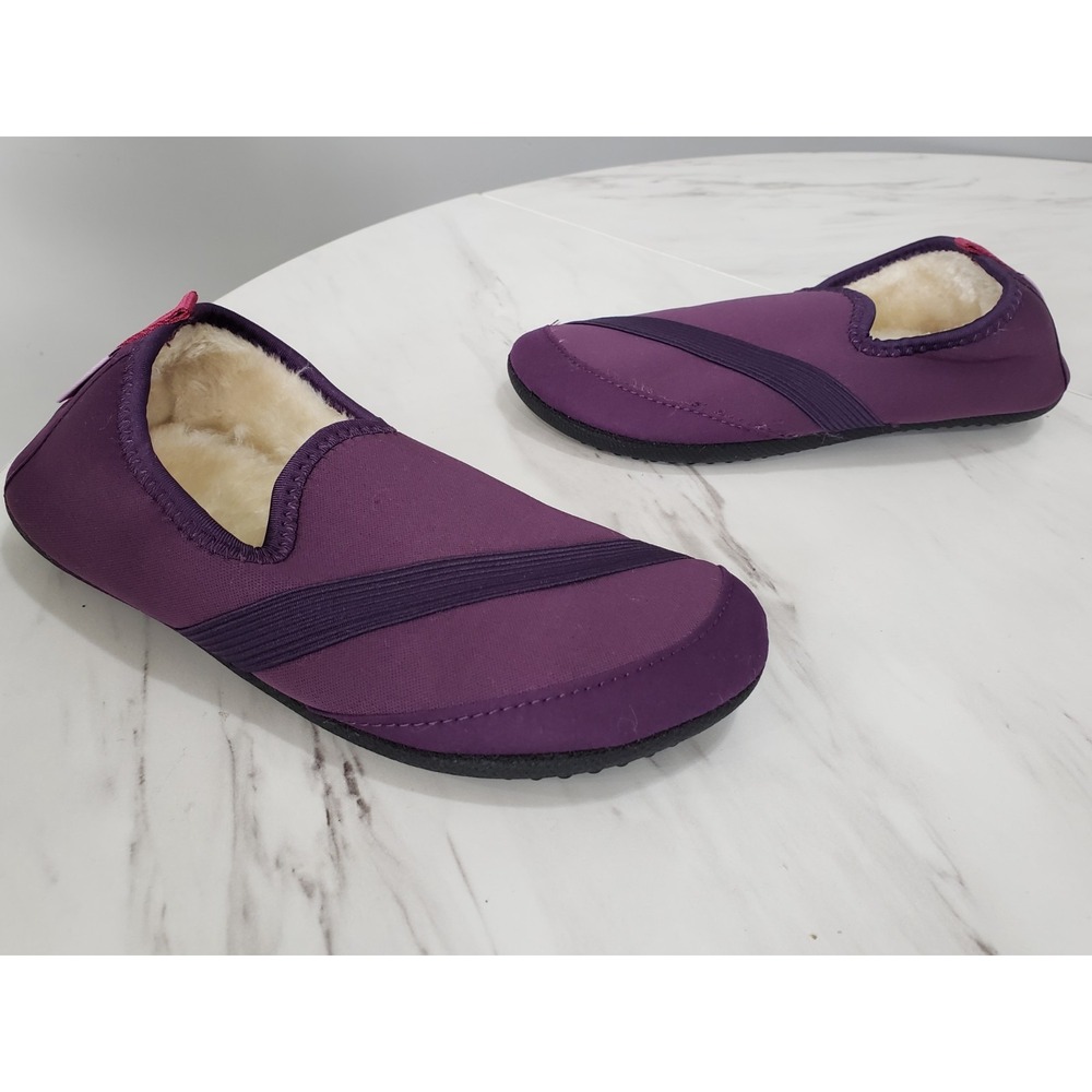 FitKicks Kozikicks SMALL‎ PURPLE SIZE 5.5 - 6.5  Slipper House Shoes Womens Soft